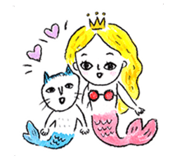 Mermaid and Friends sticker #104075