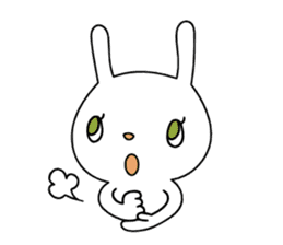 Relaxedly Rabbit sticker #104294
