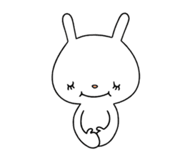 Relaxedly Rabbit sticker #104299