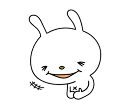 Relaxedly Rabbit sticker #104301