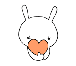 Relaxedly Rabbit sticker #104303