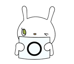 Relaxedly Rabbit sticker #104310