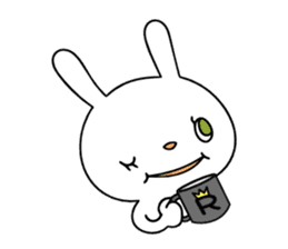 Relaxedly Rabbit sticker #104312