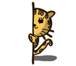 Miss. Leopard Cat sticker #104639