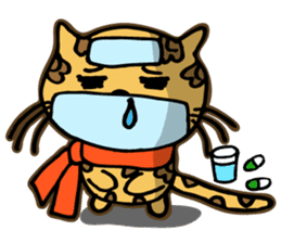 Miss. Leopard Cat sticker #104651