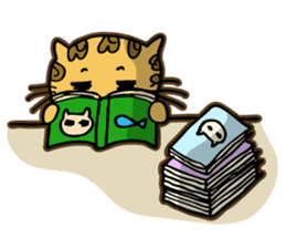 Miss. Leopard Cat sticker #104657