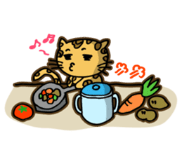 Miss. Leopard Cat sticker #104662