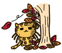 Miss. Leopard Cat sticker #104667