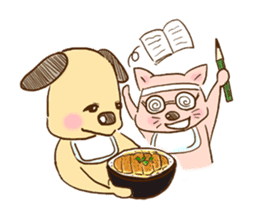 What is today's meal? sticker #104895