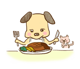 What is today's meal? sticker #104900