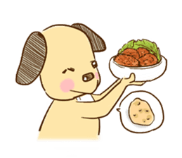What is today's meal? sticker #104904