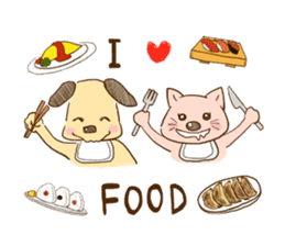 What is today's meal? sticker #104910