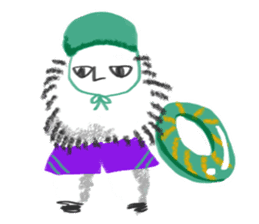 Hairy Takashi-kun sticker #105545