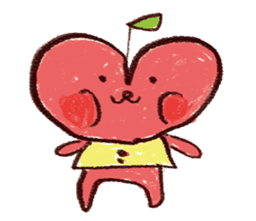 Apple rabbit sticker #105630