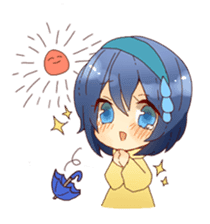 I can enjoy the season in Japan stamp sticker #107013