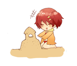 I can enjoy the season in Japan stamp sticker #107034