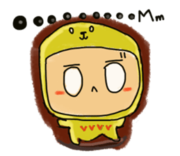 BIG HEAD BABY sticker #107378