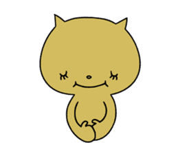 Relaxedly cat sticker #108256