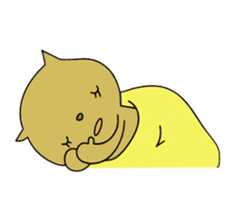 Relaxedly cat sticker #108268