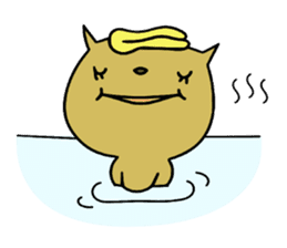 Relaxedly cat sticker #108273