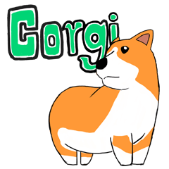 Corgi Sticker