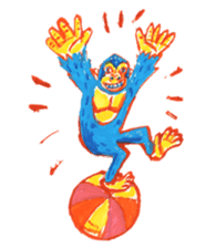 BLUE GORILLA sticker #108525