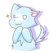 Light of the wolf dog sticker #108718