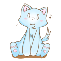 Light of the wolf dog sticker #108720