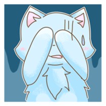 Light of the wolf dog sticker #108723