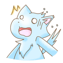 Light of the wolf dog sticker #108724