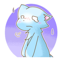 Light of the wolf dog sticker #108726