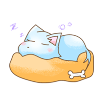 Light of the wolf dog sticker #108729