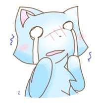 Light of the wolf dog sticker #108739