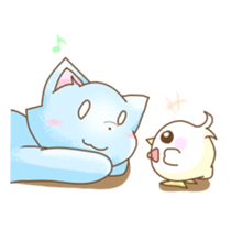 Light of the wolf dog sticker #108741