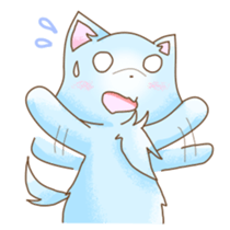 Light of the wolf dog sticker #108746