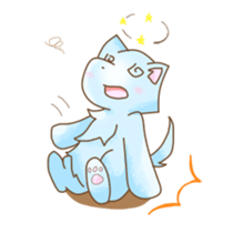 Light of the wolf dog sticker #108747