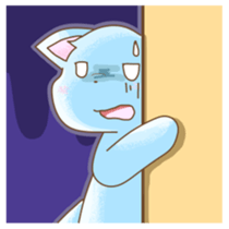 Light of the wolf dog sticker #108748