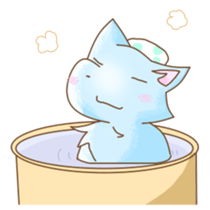 Light of the wolf dog sticker #108749