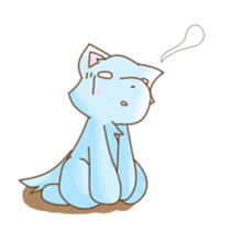 Light of the wolf dog sticker #108750