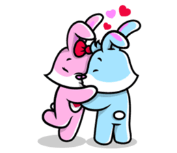 Cuddle and Hug - I LOVE YOU sticker #108811