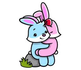 Cuddle and Hug - I LOVE YOU sticker #108817