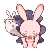 ROCKET rabbit sticker #109056