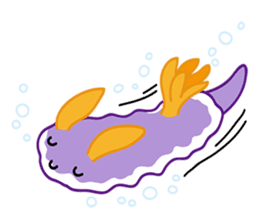 Wonder and cute marine life sticker #109364