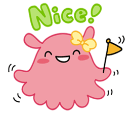 Wonder and cute marine life sticker #109369