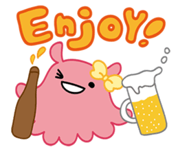 Wonder and cute marine life sticker #109371