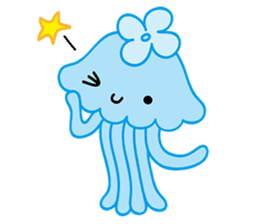 Wonder and cute marine life sticker #109378