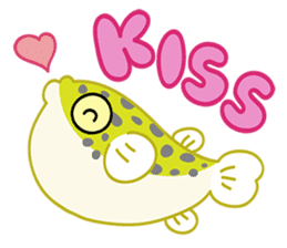 Wonder and cute marine life sticker #109393