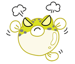 Wonder and cute marine life sticker #109394