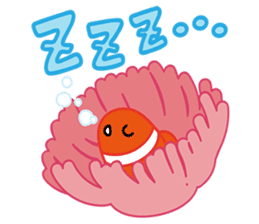 Wonder and cute marine life sticker #109395
