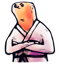 Karate Sosamo Assassins from the future. sticker #111979